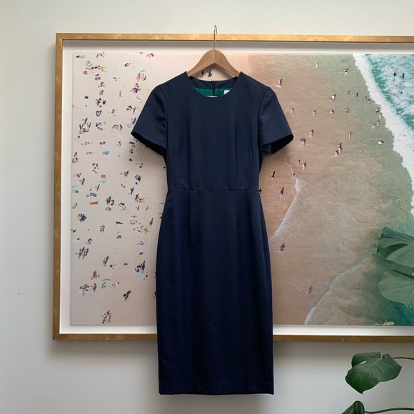 Paul Smith Navy Shift Dress - Picture 3 of 7